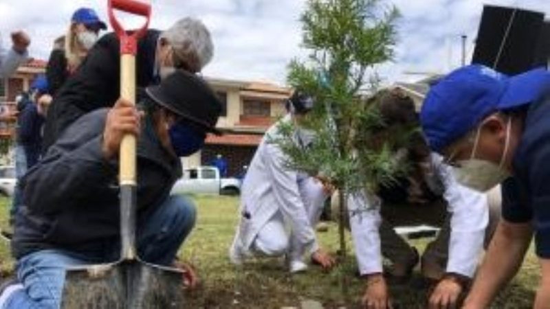 Minga interinstitucional de plantación de árboles por las víctimas de covid – 19 y de reconocimiento al personal de salud