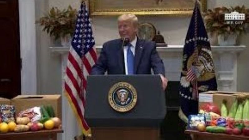 Trump anuncia otra ayuda de 13.000 millones de dólares para los agricultores