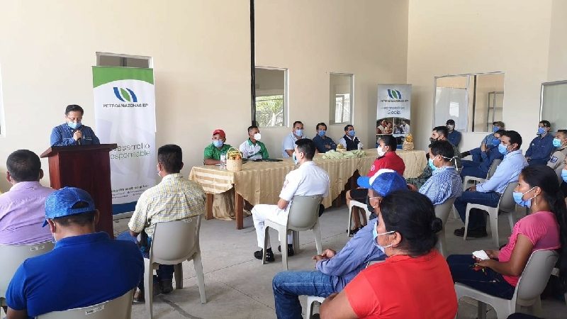 La comuna Kichwa Boca Tiputini, recibió un centro de acopio de cacao