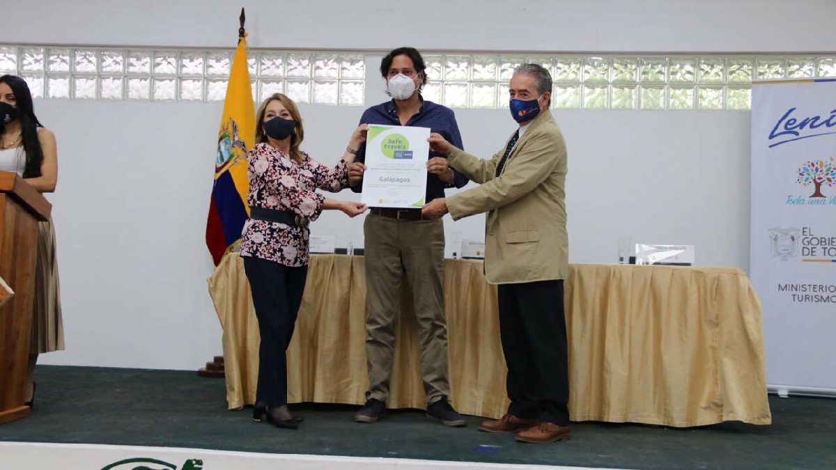Galápagos recibió el sello Safe Travels y se consolidó como un destino seguro