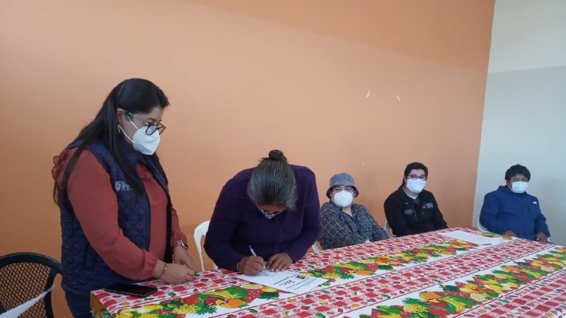 La comunidad de Huaquer cuenta con un sistema de riego por goteo y aspersión para su desarrollo