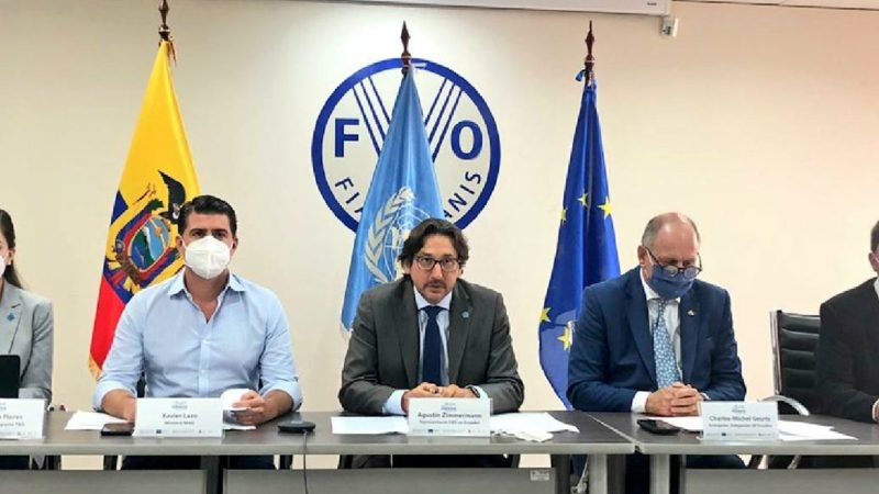 Ministro de Agricultura participa en el lanzamiento del proyecto Paisajes Andinos de FAO Ecuador