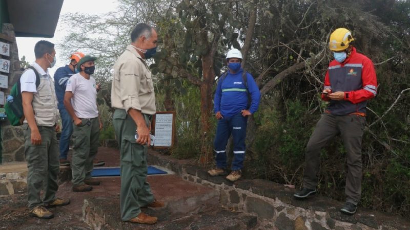 Guardaparques inspeccionaron área prevista para trabajos de mantenimiento en proyecto eléctrico