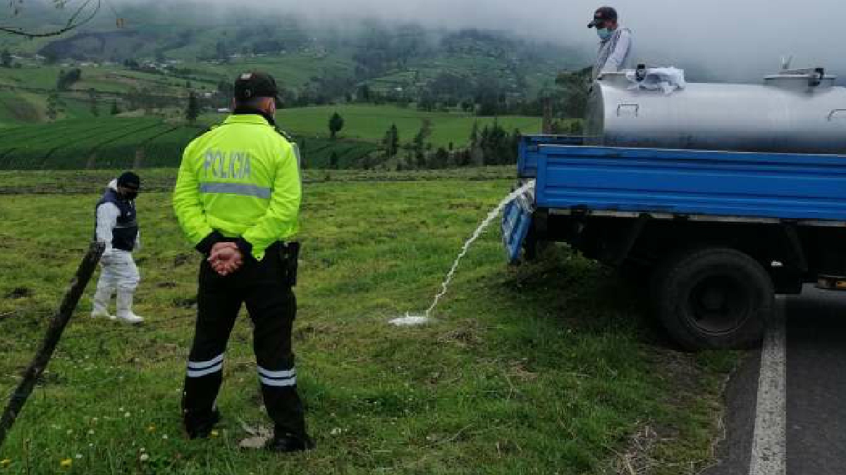 Se realizan controles de leche cruda en Píllaro