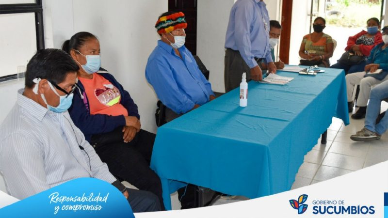 Socialización de proyectos productivos con la nacionalidad shuar