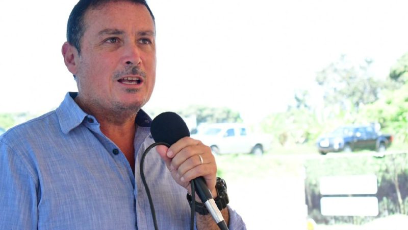 Viceministro de Desarrollo socializó nuevo servicio de nivelación láser para cultivos de arroz