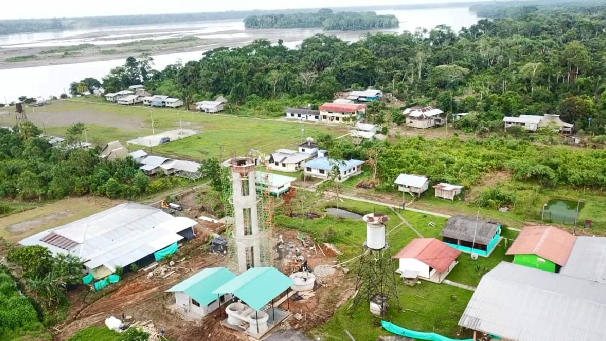 Agua potable para las comunas Kichwas de Aguarico