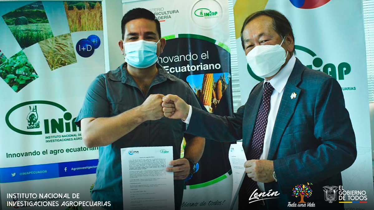 INIAP y KOPIA firman dos proyectos técnicos de cooperaciónINIAP y KOPIA firman dos proyectos técnicos de cooperación