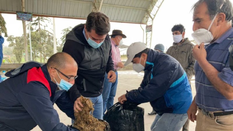MAG trabaja junto con alcaldes de cantones afectados por la ceniza, para atender a productores