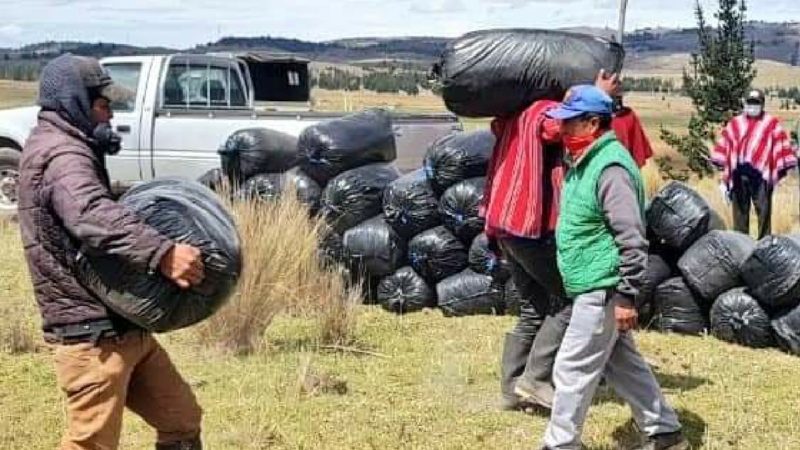 MAG traslada alimento e insumos para atender a afectados por caída de ceniza