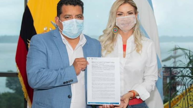 Prefectura del Guayas firmo convenio con el Gad de Chordeleg
