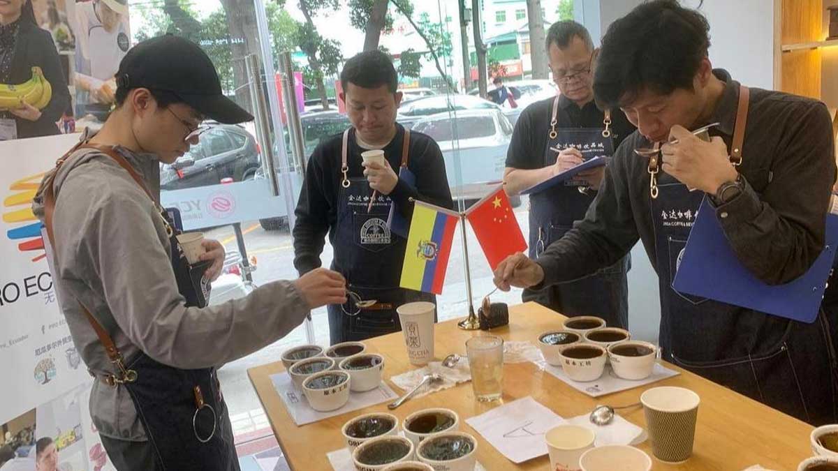 CAFÉ ECUATORIANO DE ESPECIALIDAD SE PROMOCIONÓ EN EL GIGANTE ASIÁTICO.