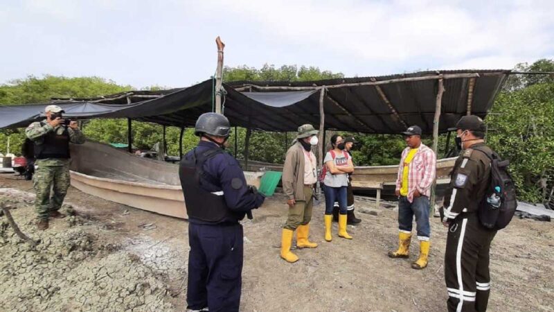 MAAE REALIZA OPERATIVO FRENTE A LA AFECTACIÓN DEL MANGLAR EN GUAYAS