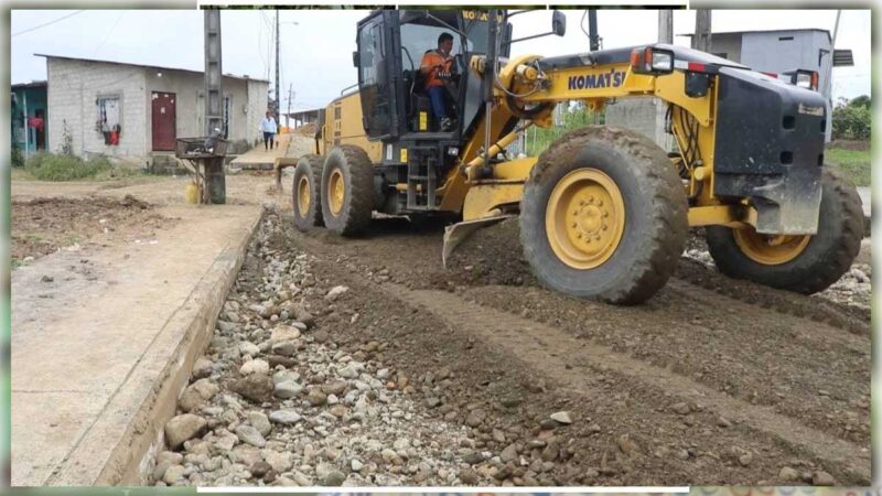 OBRAS EN SAN CARLOS- QUEVEDO SON SUPERVISADAS POR AUTORIDADES