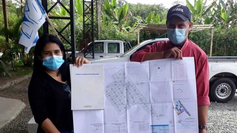 TECNICOS DEL MAG ENTREGARON DISEÑOS DE RIEGO