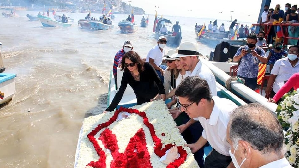 En el puerto principal, Guayaquil, se celebra el Día Del Pescador Ecuatoriano