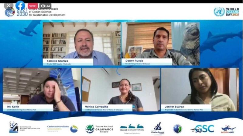 Guardaparques destacan la importancia de la ciencia para los océanos