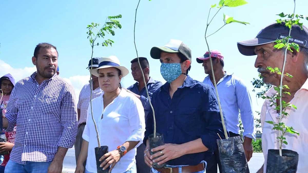 La Presidenta del Frente Amplio, da inicio al proyecto de reforestación “De frente con el árbol”