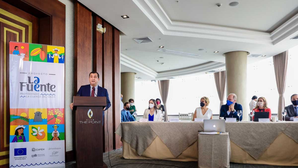 Presentan proyecto “La Fuente” para la conservación de la cuenca del Daule