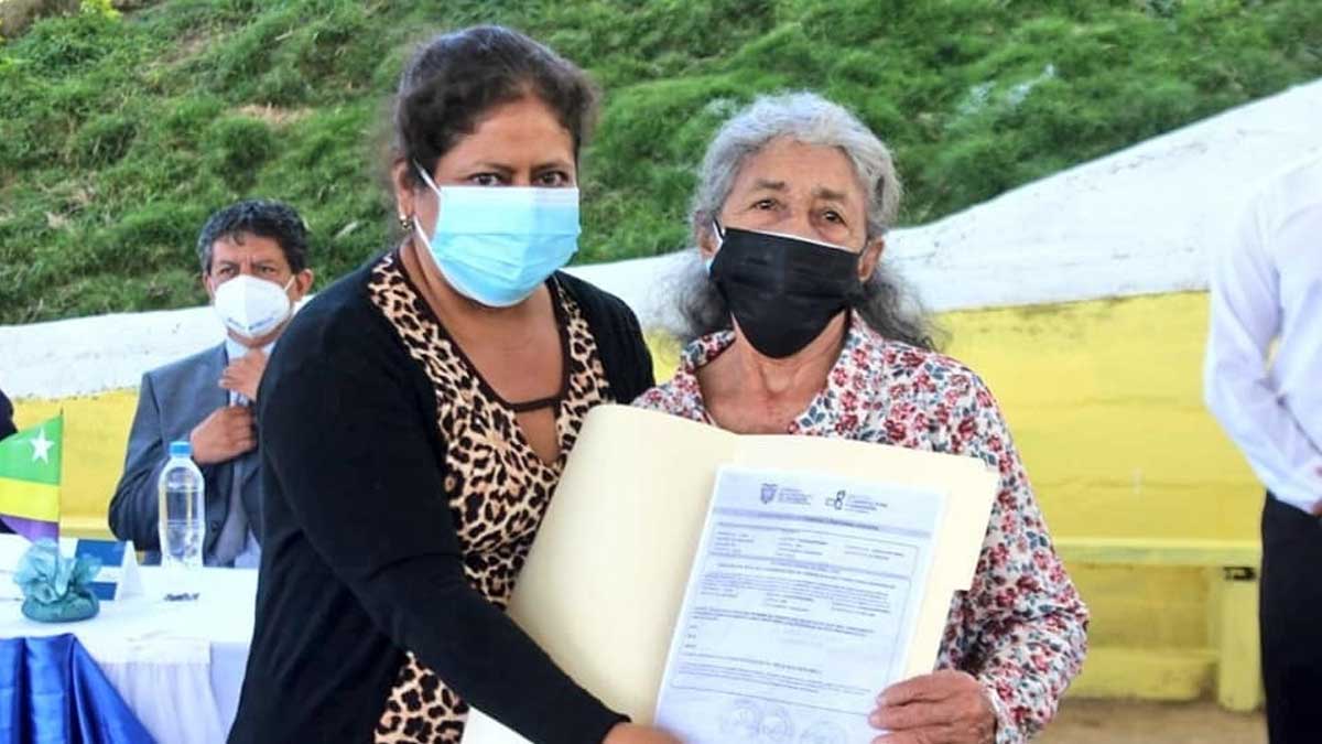 En Chaguarpamba se legaliza la tenencia de la tierra de predios rurales