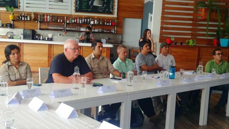 Expertos analizan la creación de un plan de conservación para la iguana rosada