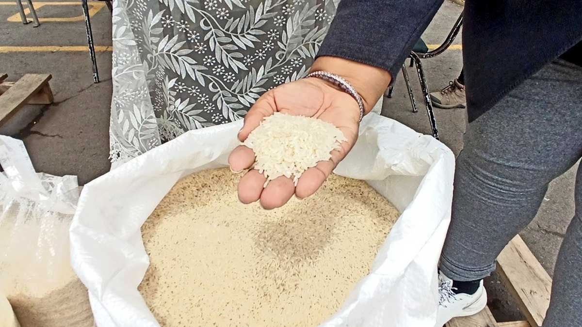 596 quintales de arroz se vendieron en la Feria de Intercambio Mayorista Costa – Sierra en Riobamba Seis organizaciones de productores arroceros de Guayas y Los Ríos, participaron en la Feria de Intercambio Mayorista Costa – Sierra, que se desarrolló en Riobamba, para fortalecer la comercialización directa del productor al consumidor a precios justos. La feria fue organizada por el Ministerio de Agricultura y Ganadería (MAG), a través de Subsecretaría de Comercialización Agropecuaria, en coordinación con la Empresa Pública Municipal Mercado de productores “San Pedro de Riobamba” (EP-EMMPA), en el que se atendió desde las 5 de la mañana y ofertó más de 600 quintales de tres variedades de arroz: envejecido, flor y una nueva variedad agroecológica, vendiendo un total de 596.