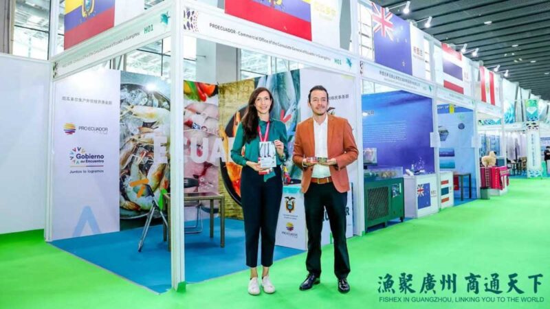 Ecuador promociona producción pesquera en Feria Internacional de China