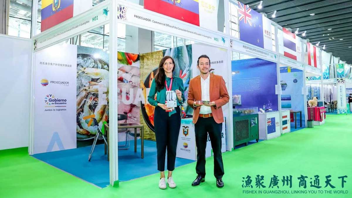 Ecuador promociona producción pesquera en Feria Internacional de China
