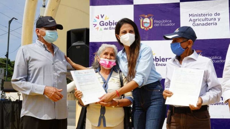 MAG impulsa el agro de Daule, con títulos de propiedad de tierras, créditos y certificaciones de AFC