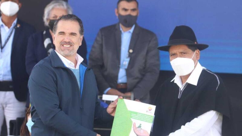 14 mil familias de Tungurahua se beneficiarán con agua para riego