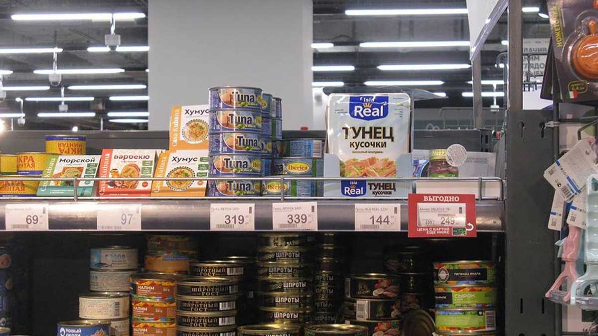 Atún enlatado y en ‘pouch’ de Nirsa llega a las perchas de supermercados de Moscú
