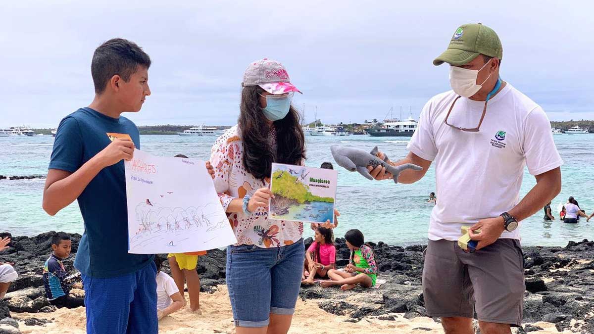 Estudiantes aprendieron sobre el monitoreo de especies marinas