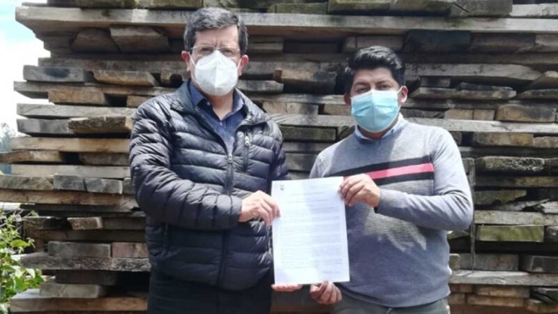 19,66 m3 de madera donada se usará para el mejoramiento de infraestructura de Centro de Gestión Ambiental en Azuay