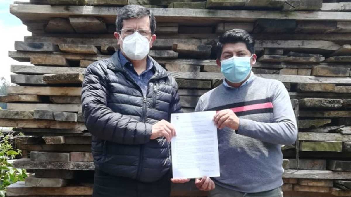 19,66 m3 de madera donada se usará para el mejoramiento de infraestructura de Centro de Gestión Ambiental en Azuay