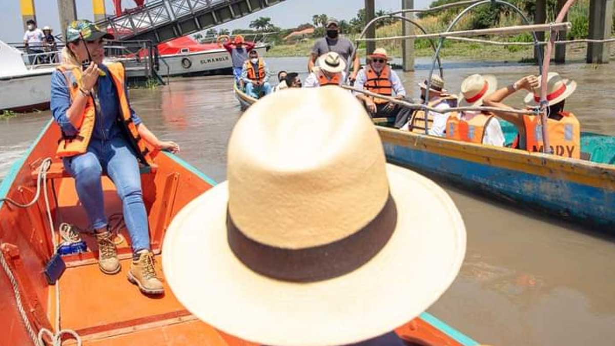 Se constata problemática de la sedimentación en los alrededores del islote El Palmar