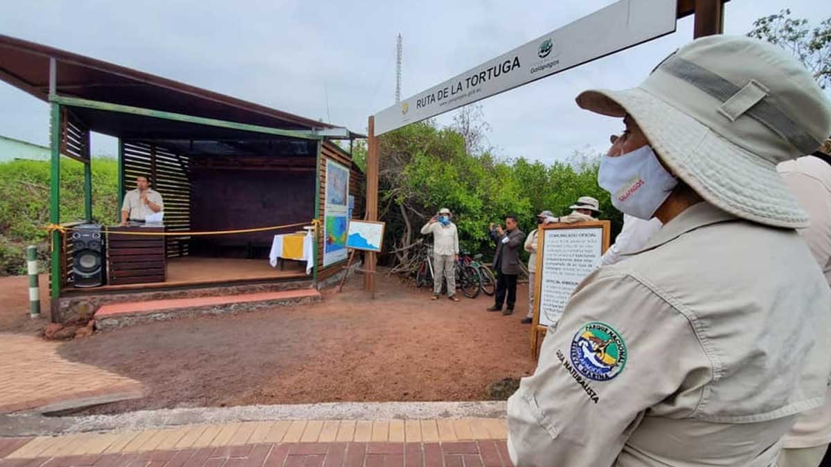 Se inaugura caseta del Programa Galápagos UP