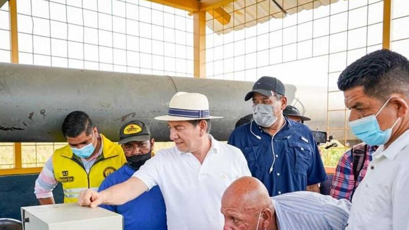 Se inauguró nuevo sistema de riego en Urdaneta