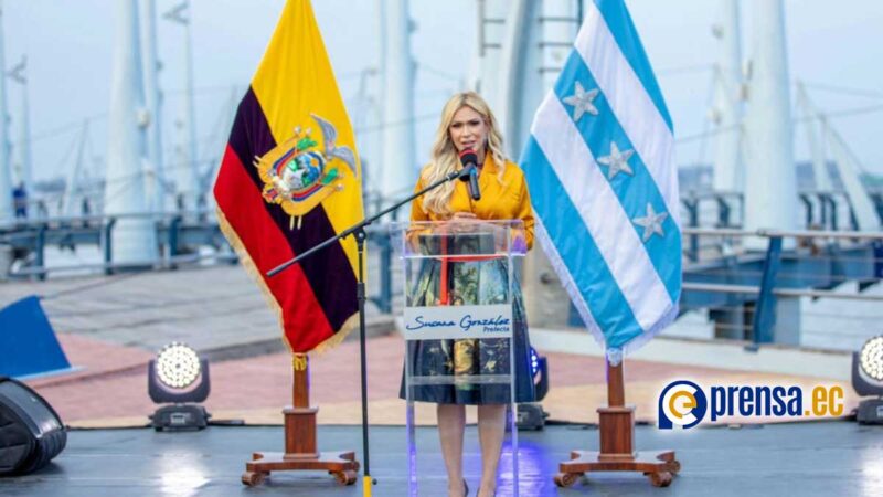Susana González, prefecta del Guayas, logró el aval para contratación del dragado en el río Guayas, objetivo marcado desde el inicio de su gestión
