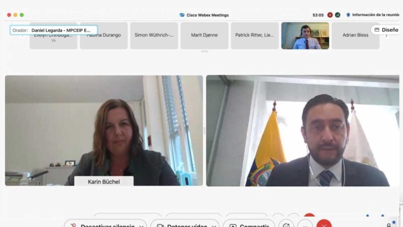 Ecuador y EFTA mantuvieron primera reunión del Comité Conjunto