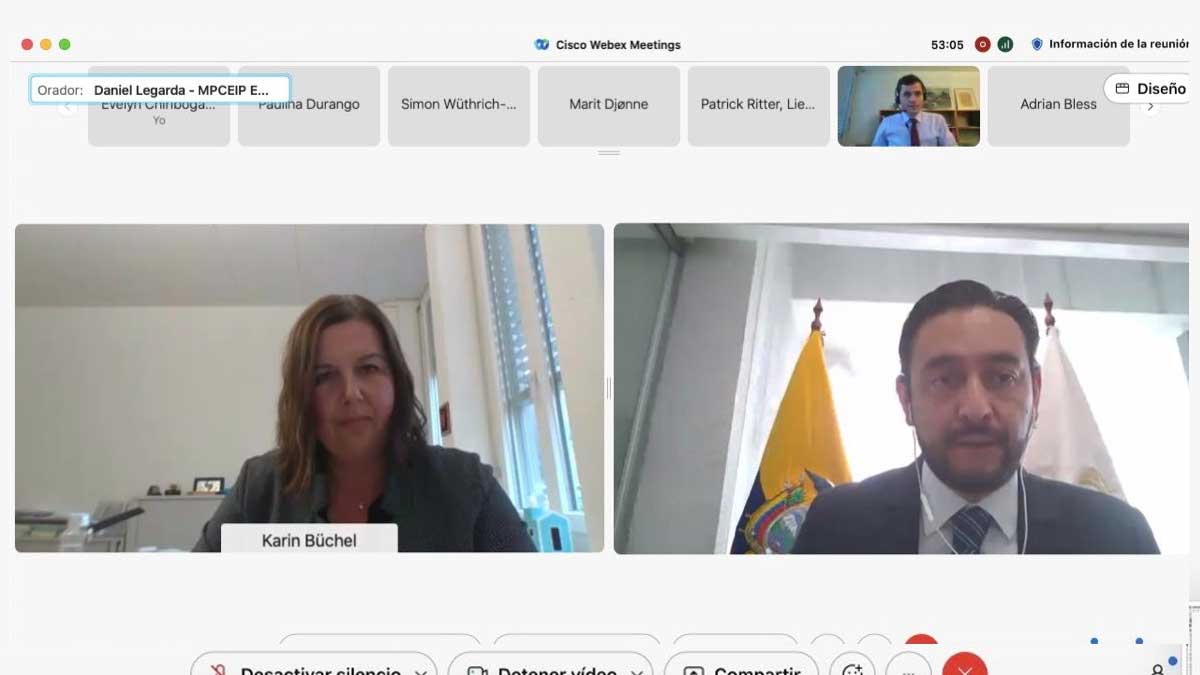 Ecuador y EFTA mantuvieron primera reunión del Comité Conjunto