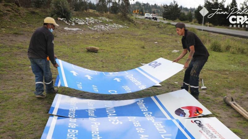 Turismo local se fortalece con señalética turística