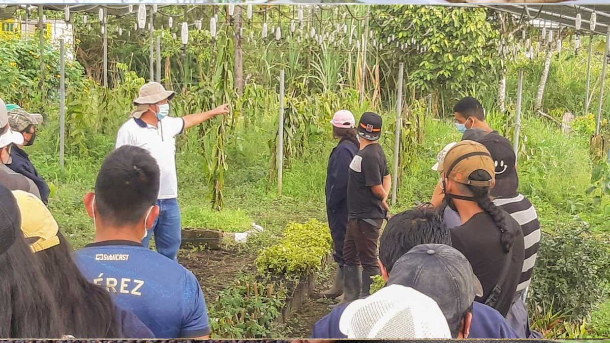 Viveros de la Prefectura reciben la visita de estudiantes de la ESPOCH
