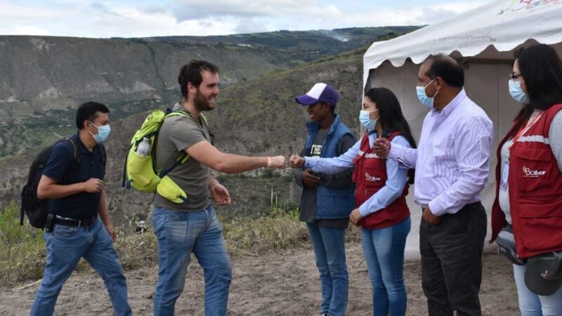 Confederación Italiana visita a agricultores de Cañar y Bolívar