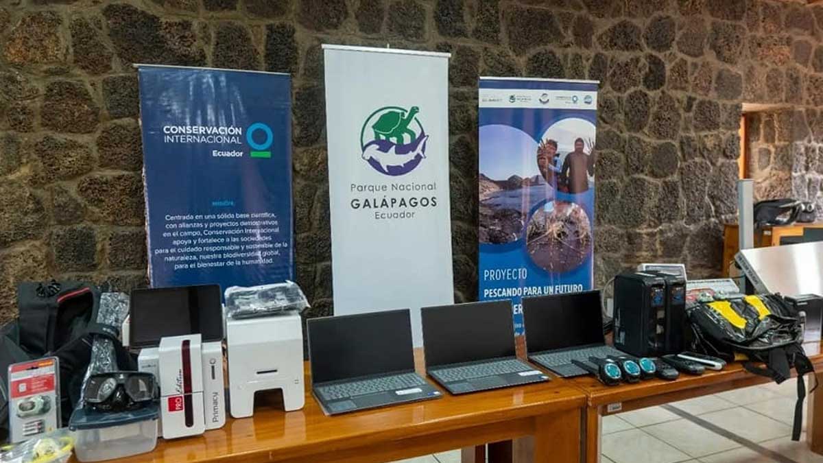 DPNG recibe donación de equipos para monitoreo pesquero