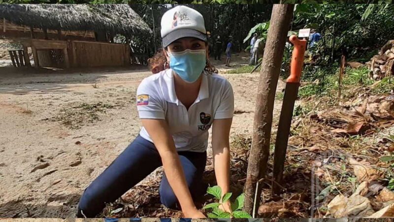 Se realizó minga de Reforestación en Napo.