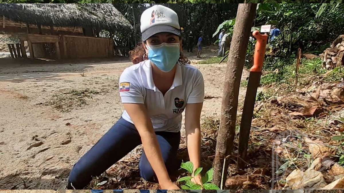 Se realizó minga de Reforestación en Napo.
