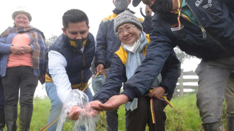 Sistema de riego “la cría” fomentará la productividad en pucará
