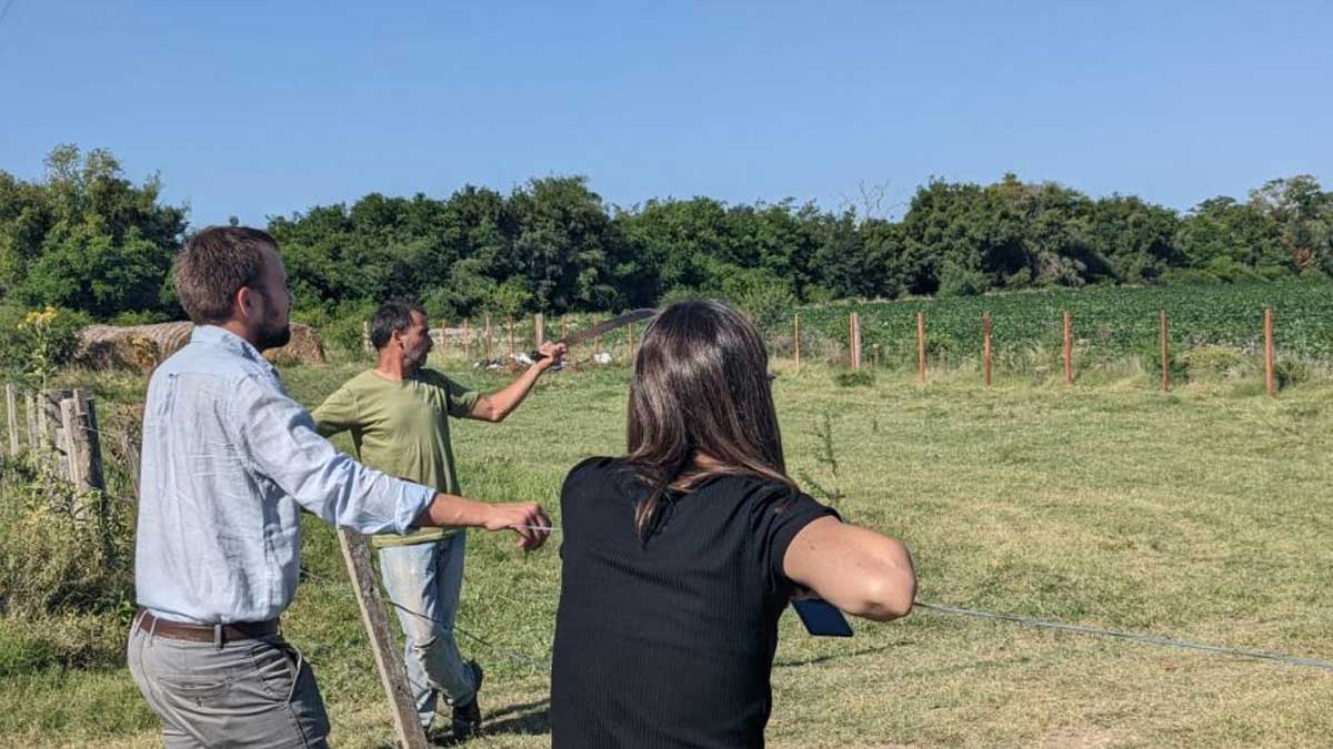 Director de Desarrollo Rural visita proyectos de productores familiares en San Javier