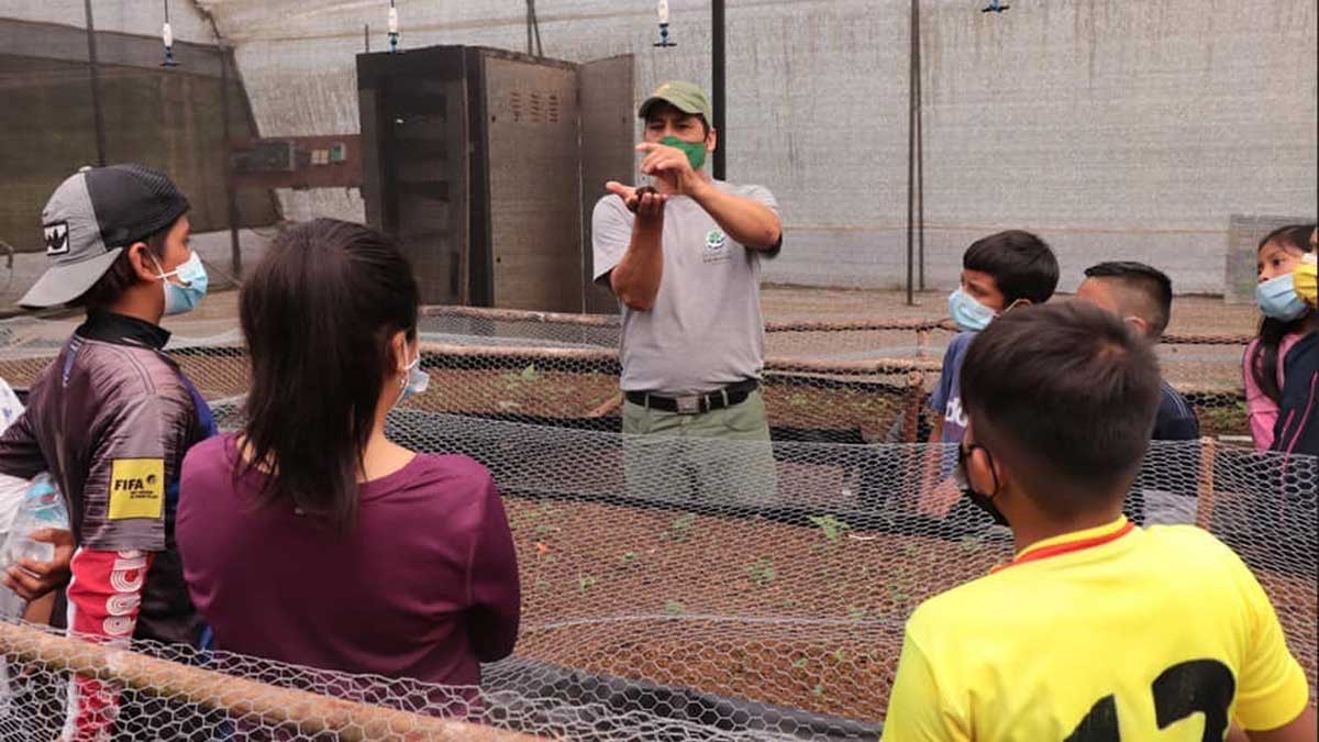 Estudiantes aprenden a través de la educación experiencial