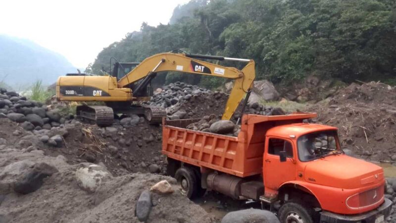 AVANZA A PASO FIRME LA CONSTRUCCIÓN DEL PUENTE SOBRE EL RÍO PASTAZA- PASO A CUMANDÁ